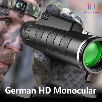 40X60 HD Professional Telescope Monocular Compass Night Powerful Binoculars Waterproof Mini Pocket Zoom Smartphone Hunting Camping
